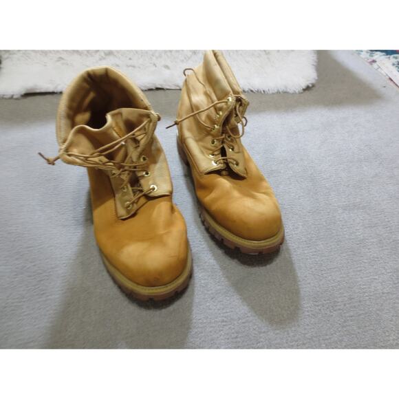 Timberland Mens Work Boots 13M Canvas Ankle - Picture 1 of 7